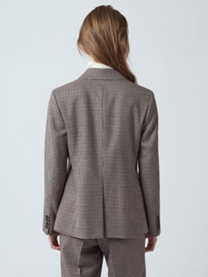 セットアップ対応】クラブチェックテーラードジャケット