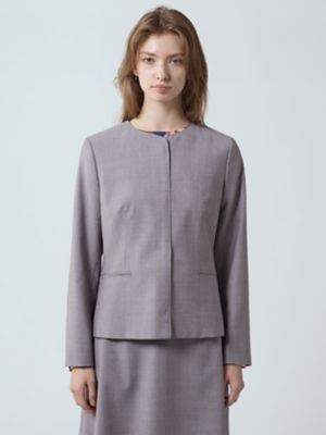 Aquascutum レイヤード ノーカラージャケット M Aquascutum レイヤード ノーカラージャケット M 2025年最新