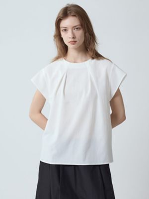 Aquascutum (Women)/アクアスキュータム ストレッチブラウス(5005420003) 91_シロ トップス【三越伊勢丹/公式】