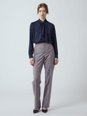 サテンボウタイブラウス（5005420018） | Aquascutum