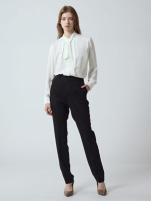 サテンボウタイブラウス（5005420018） | Aquascutum (Women