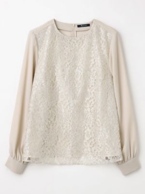 コードレースブラウス（5005420030） | Aquascutum (Women