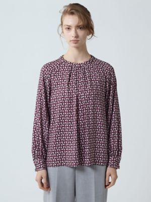 CIVAZIZE　ローズプリント ドレープネック 　SIZE44 フリマ最安値 CIVAZIZE ローズプリント ドレープネック SIZE44 フリマ最安値