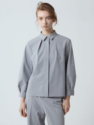＜Aquascutum (Women)＞【セットアップ対応】プレーンポプリンブラウス（５００５４２００５４）