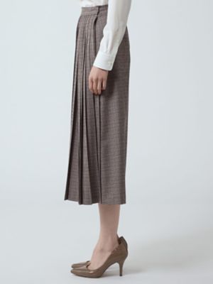 セットアップ対応】クラブチェックプリーツスカート