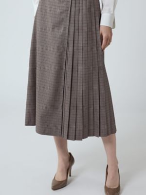 セットアップ対応】クラブチェックプリーツスカート