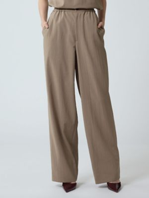 ＜Aquascutum (Women)＞【セットアップ対応】ストレッチイージーパンツ（５００５４４０００３）