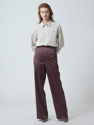 ヴィンテージサテン ワイドパンツ（5005440041