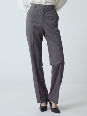 ＜Aquascutum (Women)＞【セットアップ対応】ウールグレンチェックパンツ（５００５４４００６８）