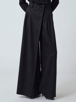 ＜Aquascutum (Women)＞ラップワイドパンツ（５００５４４０１６３）