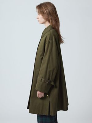 オーバーサイズ Aラインステンカラーコート（5005450046
