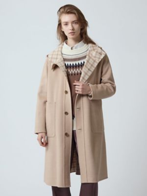 ＜Aquascutum (Women)＞リバーシブルダッフルコート（５００５４５００５９）