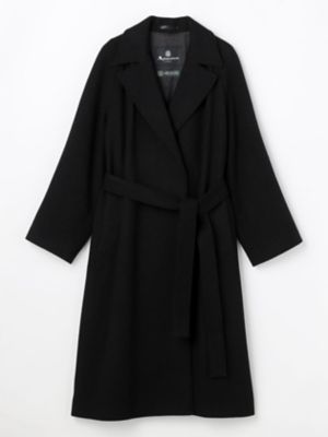 ＜Aquascutum (Women)＞カシミヤツィード　ベルテッドコート（５００５４５００７３）
