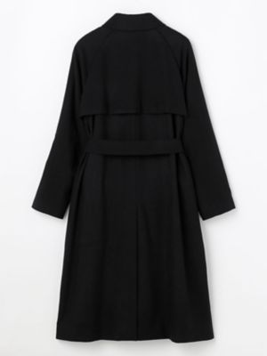【限定】カシミヤ混 Aquascutumダークグレーコート L相当ヘリンボーン Aquascutum(アクアスキュータム) コート 長袖/冬/カシミヤ混 グレー
