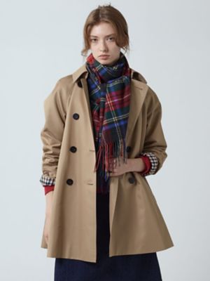 LANVIN COLLECTION コート ベージュ 40 ダブルボタン 上品 タフタトレンチコート | LANVIN COLLECTION (Women)/ランバン