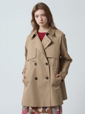 ＜Aquascutum (Women)＞オーバーサイズ　ショートトレンチ（５００５４５０５００）