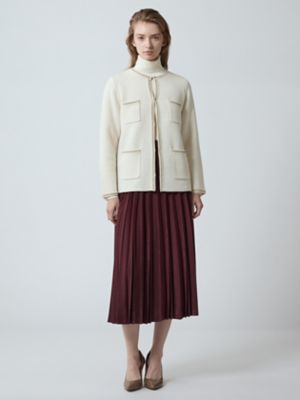 ＜Aquascutum (Women)＞ツイードニットジャケット（５００５４６００２３）