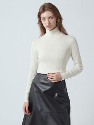 リブニットタートル（5005460024） | Aquascutum (Women