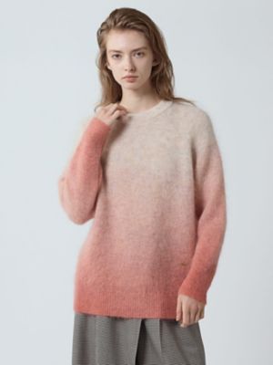 ＜Aquascutum (Women)＞グラデーションモヘヤニット（５００５４６００３２）