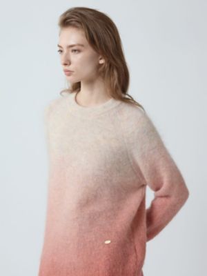 ｏｆｆ-ｗｈｉｔｅ オフホワイト モヘヤ アルパカ グラデーションニット Ｍ off-white オフホワイト モヘヤ アルパカ グラデーション