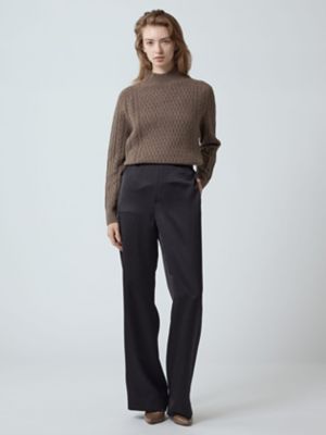 ＜Aquascutum (Women)＞ホールガーメントケーブルニット（５００５４６００３５）