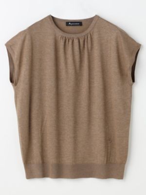 ＜Aquascutum (Women)＞【アンサンブル対応】シャイニーニット　プルオーバー（５００５４６０１１２）