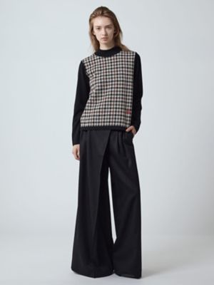 【Aquascutum】90sクラブチェック柄シルク製ドライバーズニット タグ一覧 | 付録ライフ 【Aquascutum】90sクラブチェック柄