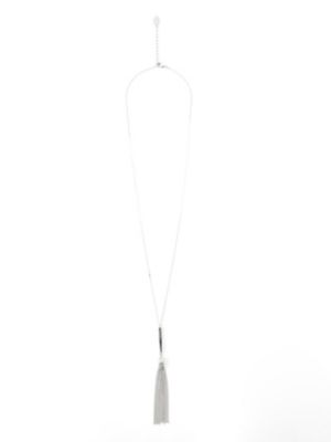 ＜Aquascutum (Women)＞タッセルチェーン　ネックレス（５００５４９０００２）