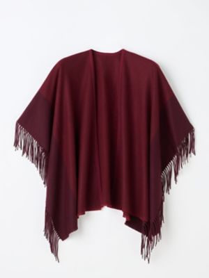 フリンジポンチョ（5005490012） | Aquascutum (Women
