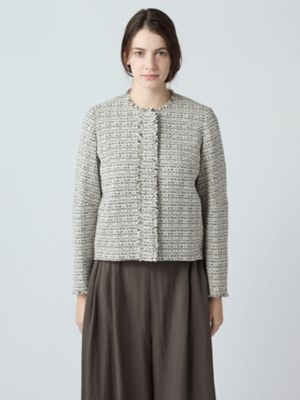 コットンツイードジャケット（5006204004） | Aquascutum