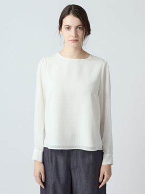 B562/未使用 Aquascutum レースブラウス シースルー 花柄 M 黒 シースルーレーストップス 花柄 刺繍」に該当するトップスファッション