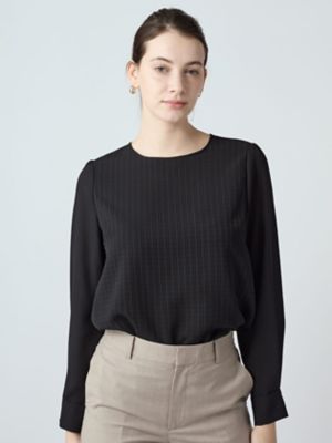 カラミレースブラウス（5006220009） | Aquascutum (Women