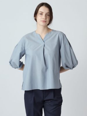 プレーンストレッチブラウス（5006220037） | Aquascutum