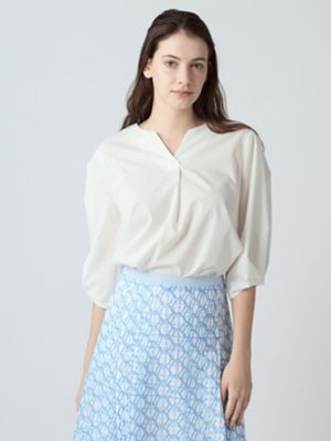 美品 アクアスキュータム 25SSティアードブラウス接触冷感UVケア Aquascutum (Women)のシャツ・ブラウス | レディース | 三越伊勢丹