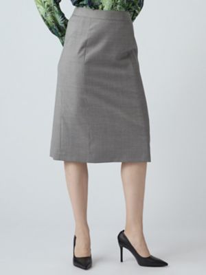 ＜Aquascutum (Women)＞【セットアップ対応】サマーウールスカート（５００６２３００１６）