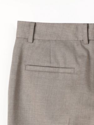 セットアップ対応】サマーウールストレートパンツ