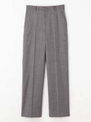 ＜Aquascutum (Women)＞【セットアップ対応】サマーウールストレートパンツ（５００６２４００１６）