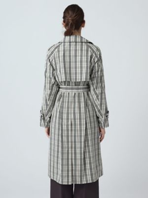 チェックタフタ トレンチコート（5006250027） | Aquascutum