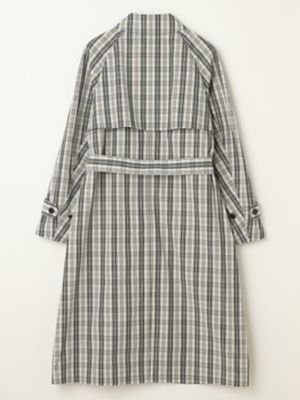 チェックタフタ トレンチコート（5006250027） | Aquascutum