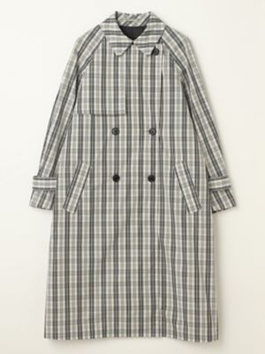 チェックタフタ トレンチコート（5006250027） | Aquascutum