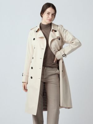 Aquascutum (Women)/アクアスキュータム 【Ｌａｎｎａ】ＢＡＳＩＣ　ＴＲＥＮＣＨ　ＣＯＡＴ　ＬＯＮＧ（５００６２５１０００）