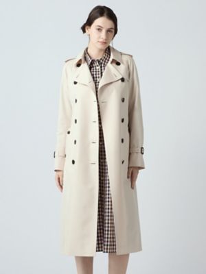 Aquascutum (Women)/アクアスキュータム 【Ｓｏｐｈｉｅ】ＢＡＳＩＣ　ＴＲＥＮＣＨ　ＣＯＡＴ　ＭＡＸＩ（５００６２５１２００）