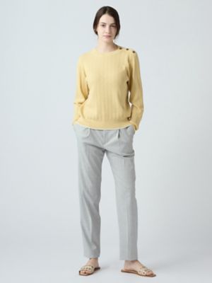 ショルダーボタンニット（5006260005） | Aquascutum (Women