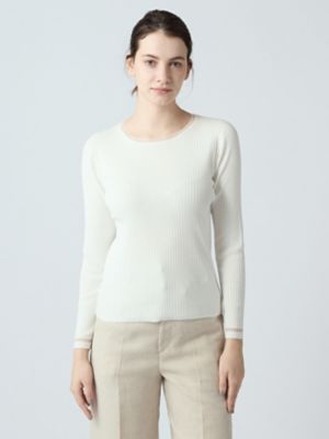 ＜Aquascutum (Women)＞コンパクトツイストニット（５００６２６００１０）