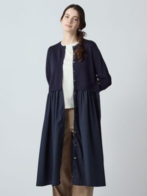 布帛コンビニットドレス（5006260015） | Aquascutum (Women