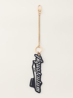 ロゴチャーム ラムスキン ショルダー ロゴバッグチャーム（5006290003） | Aquascutum (Women
