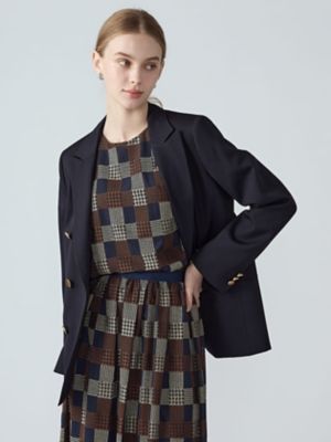 Aquascutum (Women)/アクアスキュータム ウールツイルジャケット（５００６４０４０４５）