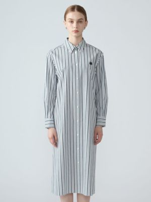 タグ付き・未使用品★IORE FISH BLOUSE THOMAS MASON白 THOMAS MASON カラードストライプドレス