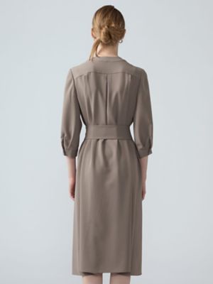 強撚ポリエステルドレス（5006416037） | Aquascutum (Women