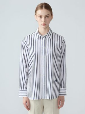 カラミストライプシャツ（5006420004） | Aquascutum (Women